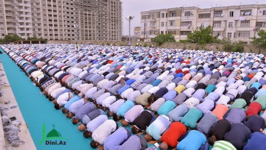 Azərbaycan məscidlərində bayram namazı qılındı